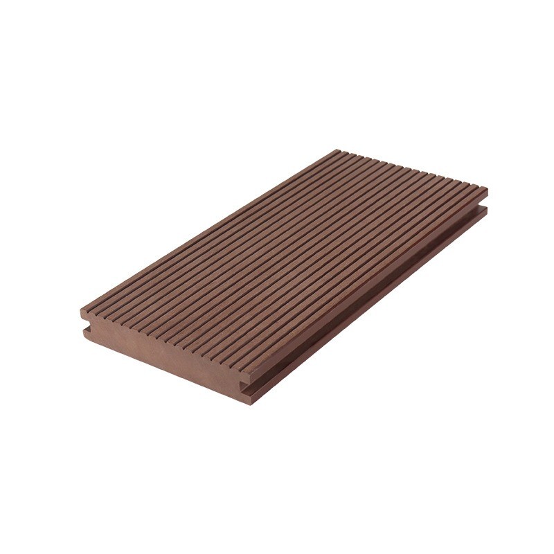 Gray Solid Wood Plastic Panel Board Anti - Corrosion Moisture - Proof Courtyard Decor 145x30mm