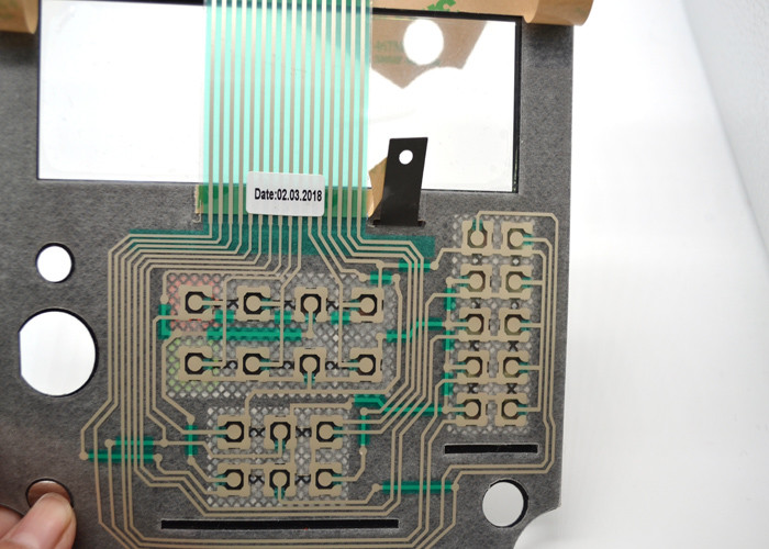 Shielding Circuit Sealed Membrane Switches Glossy Surface Scratch Resistant
