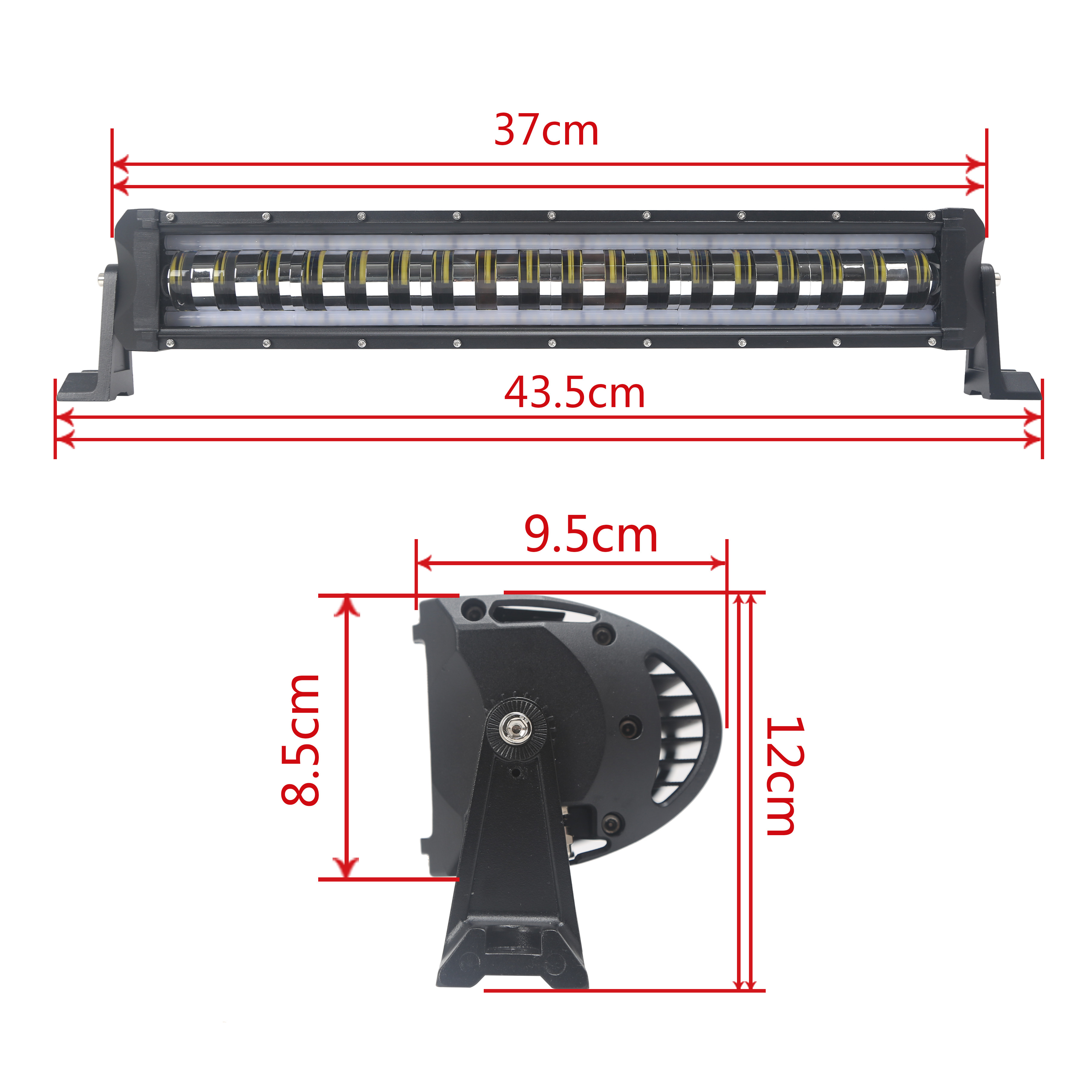 K Style 60W 12pcs 5W CREE LED LIGHT BAR 6000K 10-30V With Color Halo rings White,Blue,Red,Green,amber,Spot Beam