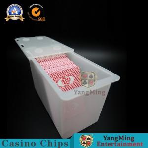 China Translucent 8 Standard Poker Card Gift Box High-Quality Thick Acrylic Playing Card Gift Card Holder Wholesale Spot on sale