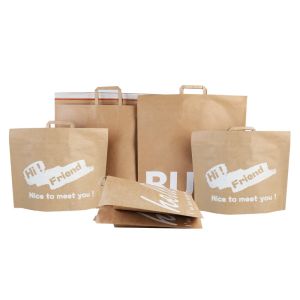Quality Customizable Biodegradable Kraft Paper Mailing Bags For Clothing for sale