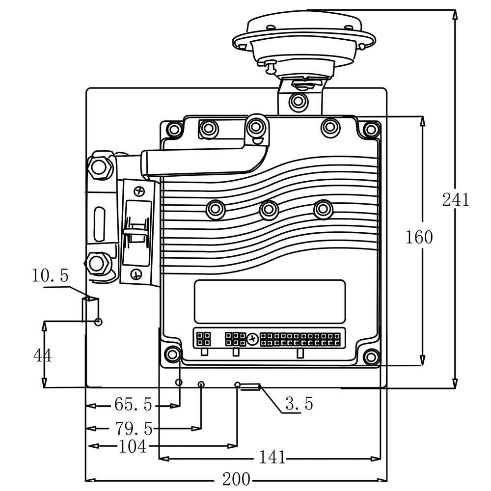 Curtis 1230 AC Motor speed programmable function for stackers sweeper scrubber controller 24V 200A price