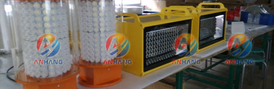 White Aluminum Alloy Led Warning Light With Strong Efficiency Transmission