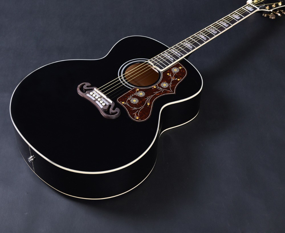 Full solid wood 41 inch acoustic guitar, solid spurce top, solid mahogany back and side Acoustic Guitar