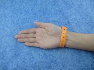 Quality RFID 13.56MHz one time used wristband for university student tracking for sale
