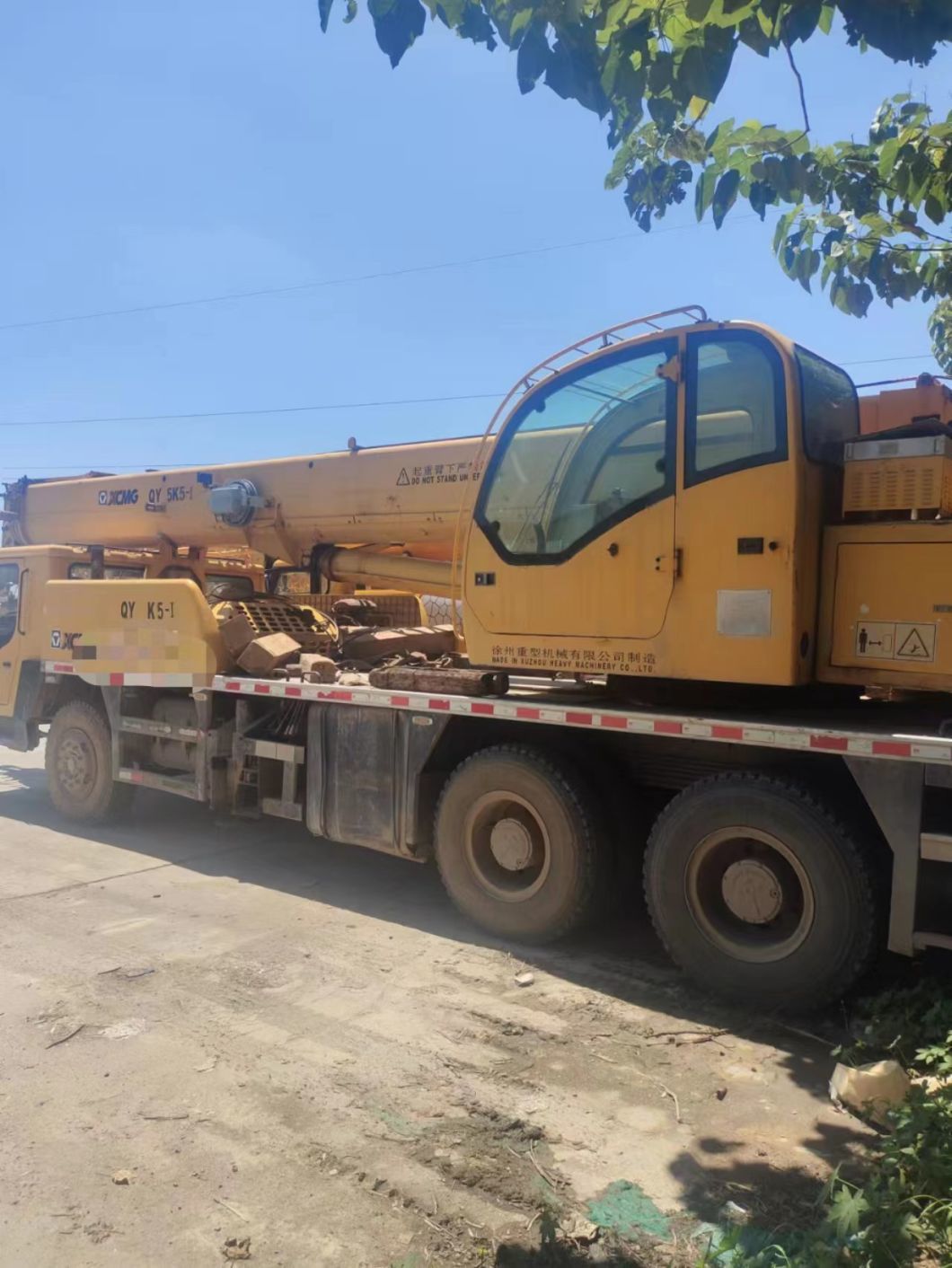 2015 Xg 25ton Mobile Crane Heavy Equipment Second-Hand Truck Crane