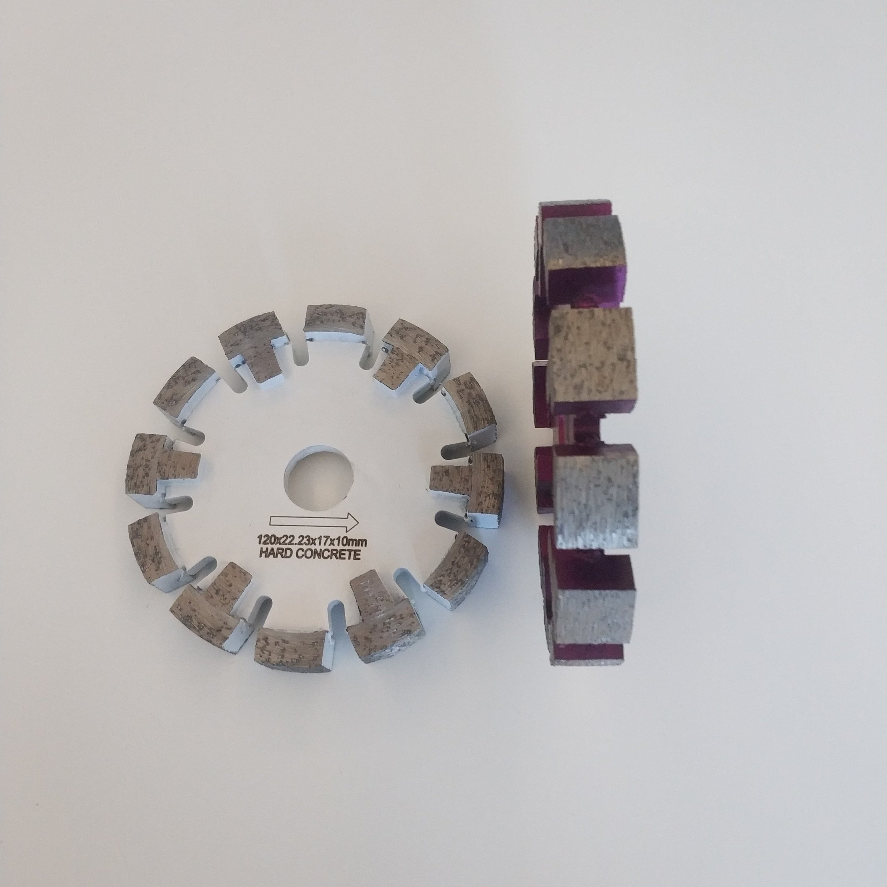 125mm Floor Laser Welded Diamond 17mm Thick Segment Floor Grooving Disc Tuck Point Saw Blade