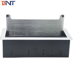 Office modules changeable aluminum alloy electric table socket outlet box