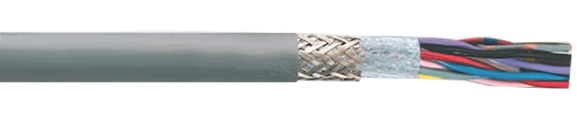 PUR Jacket Shielded Industrial Control Cable with Stranded Bare Copper Wire for Sensor and Actuator Applications