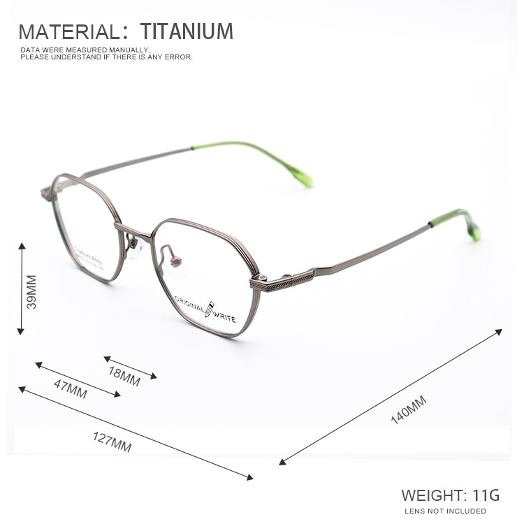 Eyewear Factory Designer Β Titanium Eyeglasses Optical 66371