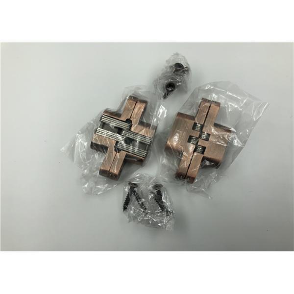 Long Lifespan SOSS Invisible Hinges 208 With Casting Zinc Alloy Body