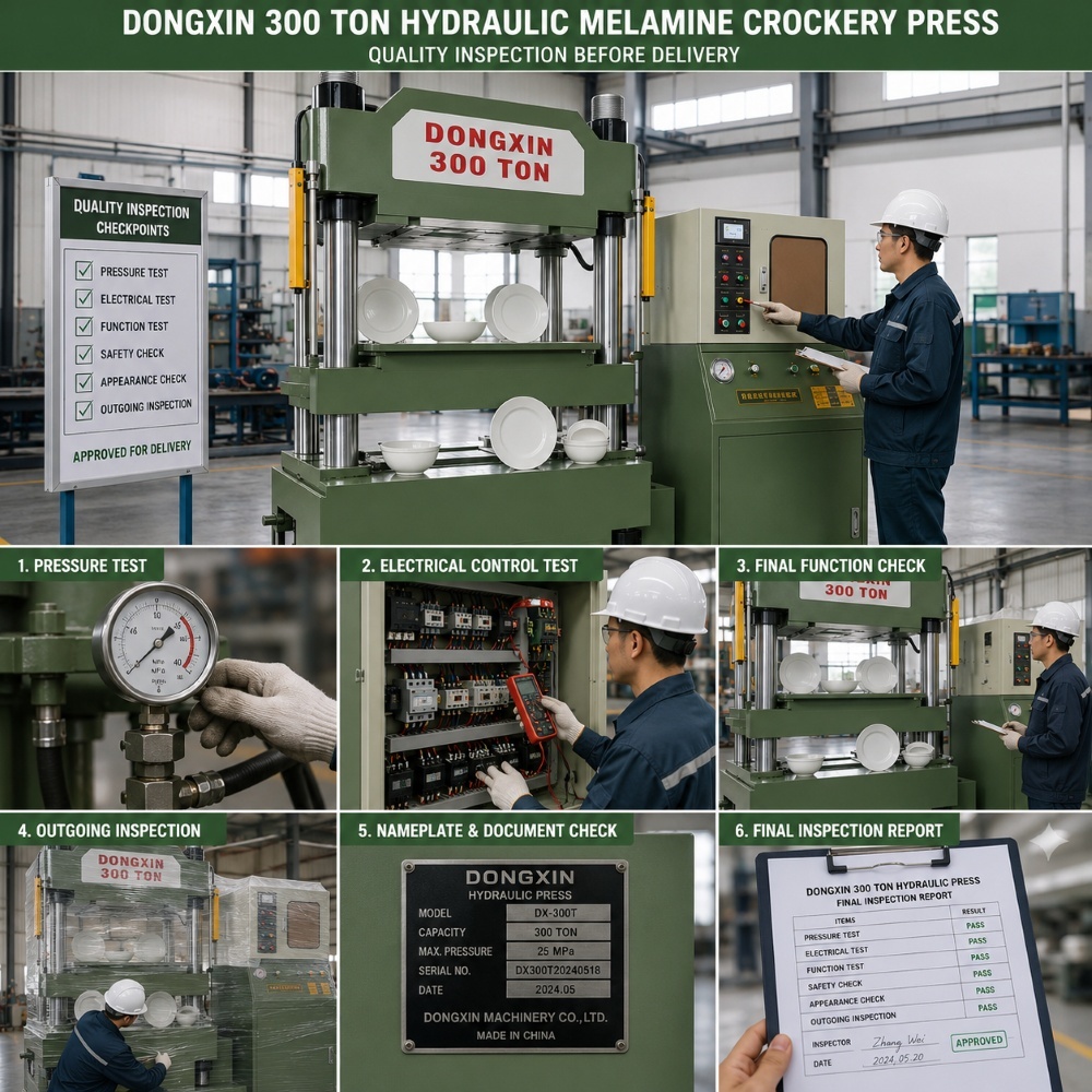 Melamine Tableware Moulding Machine Designed with Compact Hydraulic Press and Dual Voltage Support for Tableware Production