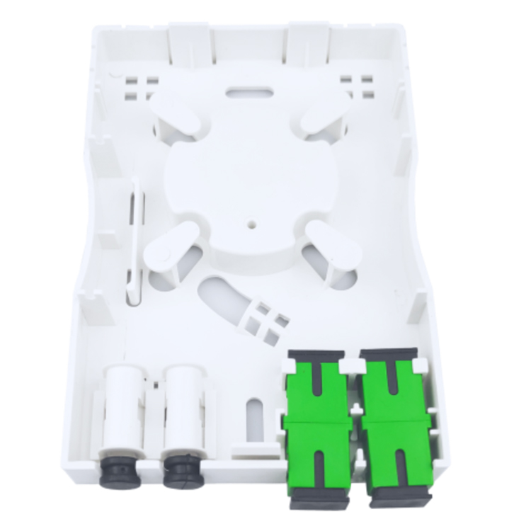 Wired LAN Network 2 Cores Plastic Fiber Optic Patch Cord SC Connector Type for Indoor