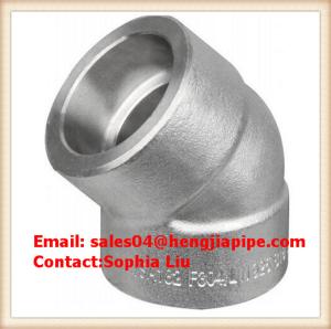 Quality stainless steel A182 F304 Socket weld elbow/ SW elbow for sale