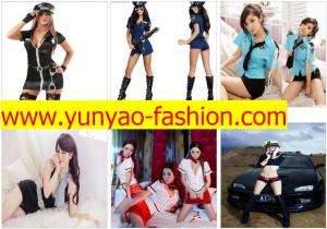 China stewardess and police uniform Bra panty&lingeries from china factory on sale