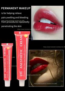 China Highly Effective Eye Anesthetic Numbing Cream 10g 30g Piercing Numb Cream Pink White Color on sale
