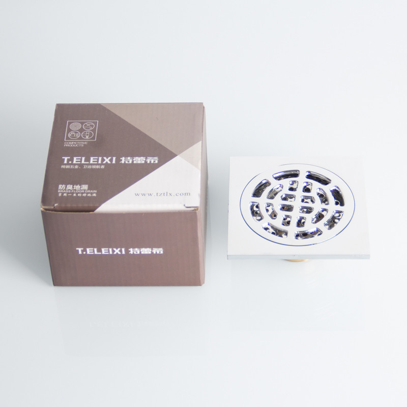 Chrome Plated 390g 10cm Bathroom Floor Drain Strainer