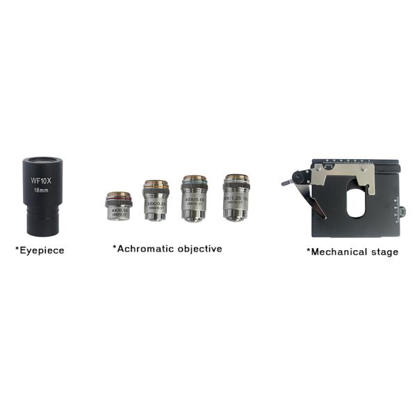 Student Binocular Medical Laboratory Microscope Trinocular Microscope 40x - 2000x