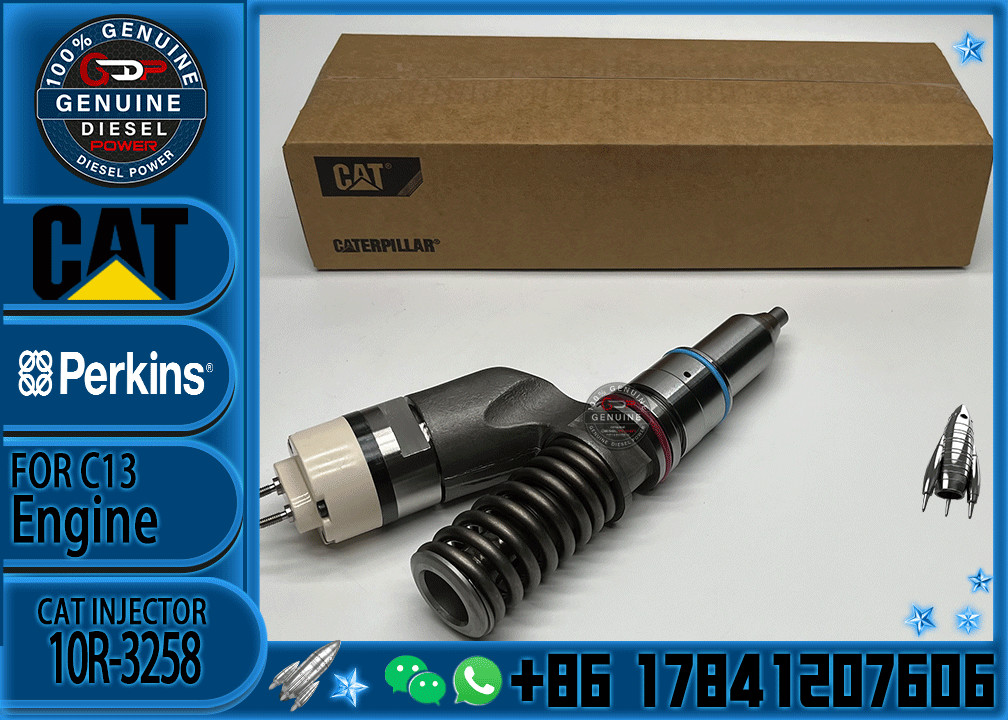High Quality Diesel CAT Fuel Injector 250-1309 2501309 10R-3258 10R3258 For Cat C13 Excavator Parts Engine