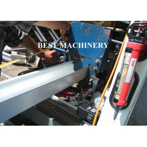 Seamless Square & Round Roll Former Machine Drain Pipe Making Automatic Cutting