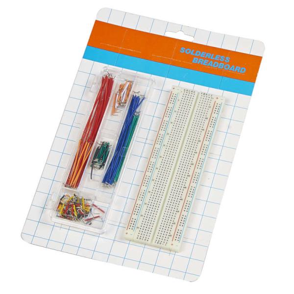 ROHS 830 Tie Points Breadboard And 70 Pcs Flexible Jumper Wire Kit