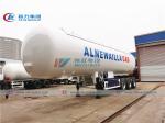 FUWA Axle 25T 54000L LPG Tanker Trailer With Sun Shelter