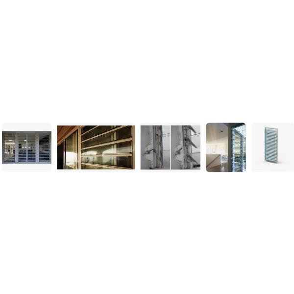 Louver Laminated Glass Sheet Custom Thickness Size Color Shape
