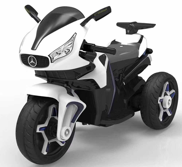 Ride On Toy Children's Battery Three-wheeled Motorcycle Electronic Toy Red/White/Blue