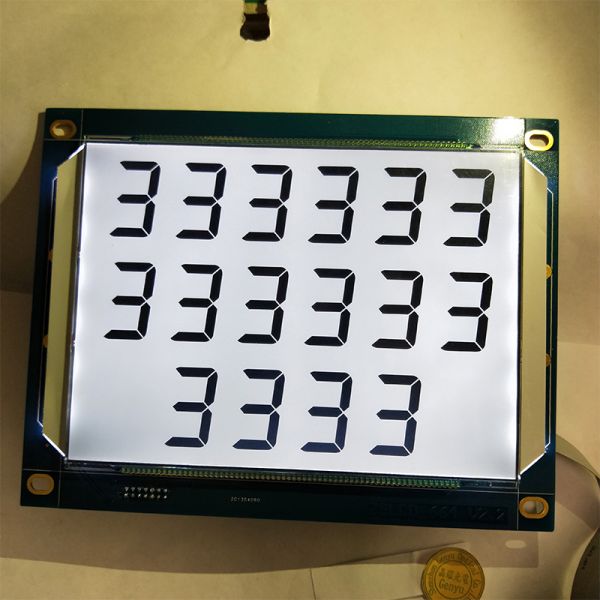 7 Segment LCD Liquid Crystal Display TN/HTN/STN/VA/BTN LCD Screen Custom LCD Module with HT1621 Drive IC and PIN/FPC/ZEBRA Connector