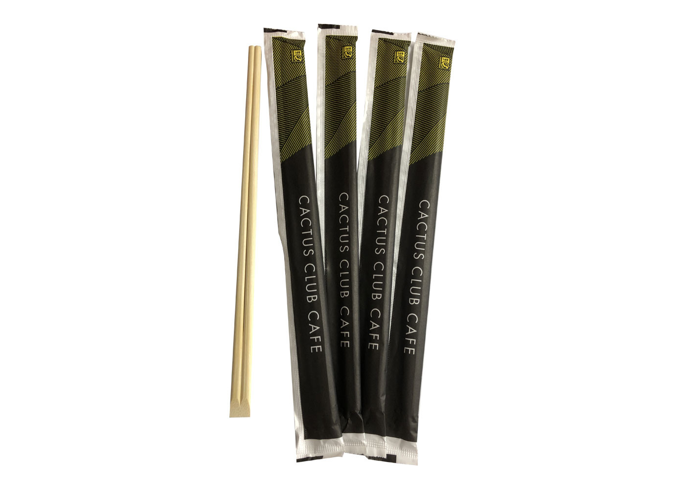 Hot Seal 24CM Tensoge Disposable Chopsticks Wrapped In Coated Paper