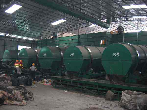 municipal solid waste sorting trommel screen