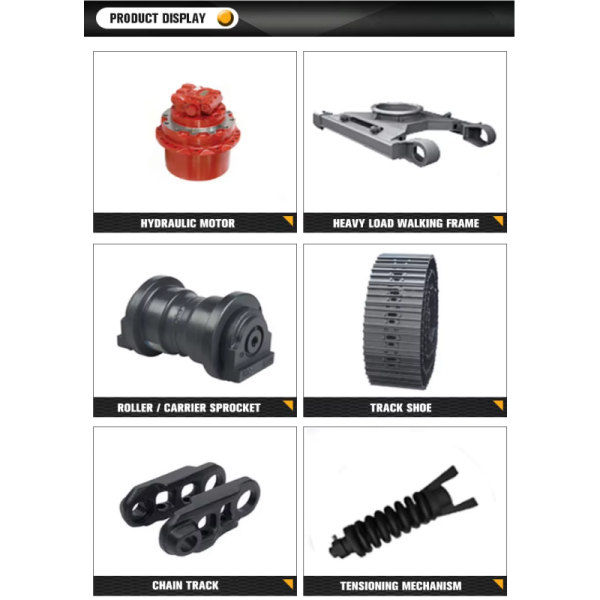 High‑Strength Welded Crawler Track Undercarriage Frame | Custom Mounting, Shock‑Resistant
