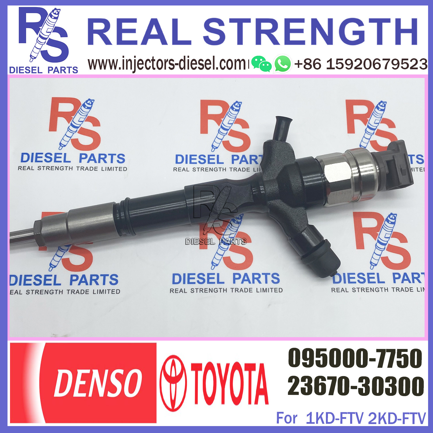 injector 23670-30300 095000-7760 095000-7761 095000-7751 095000-7750 for diesel engine spare parts
