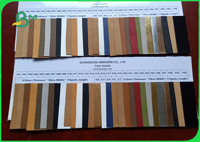 Resistance To Wear And Tear Soft Wasnable Kraft Paper For Bag