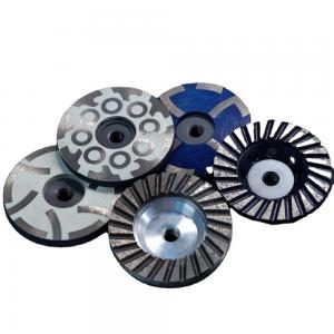 China 125mm Abrasive Stone Diamond Turbo Saw Blade Grinding Cup Wheels Connection 22.23 on sale