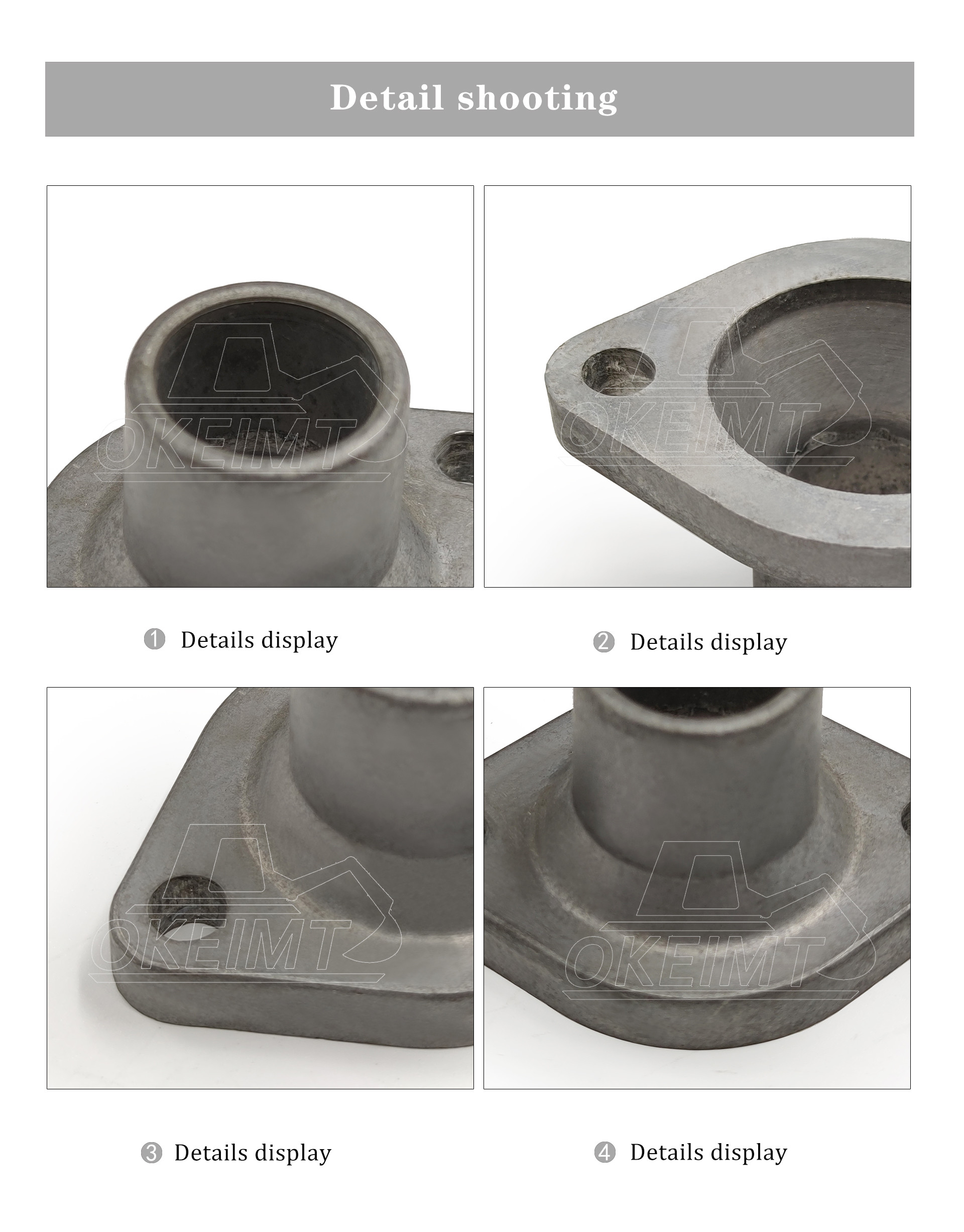 China Supplier Refrigeration Parts 11-8675 Engine Thermostat Housing Cover 4D84