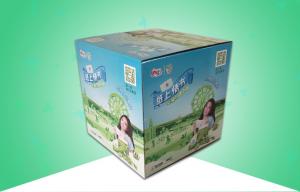 China Corrugated Paper Packaging Boxes / Tube Carton Box For Packaging Sanitary Towel on sale