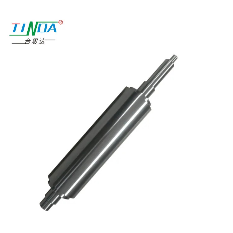 Durable 45 Solid Steel Rollers 4'' Steel Roller For Chemical Industry