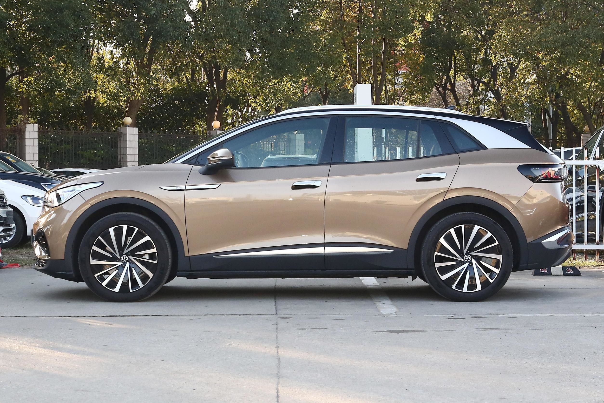 Lithium Battery Volkswagen EV Car Id4x Self Charging Electric Vehicle Customized