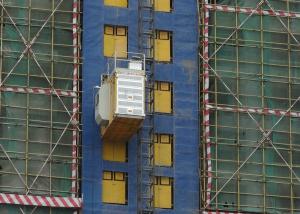 Quality Single Cage Galvanised Steel 450m Building Site Hoist Lift for sale