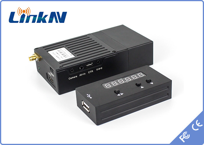 Police Mini Covert Video Transmitter COFDM Low Delay H.264 High Security AES256 Encryption Battery Powered