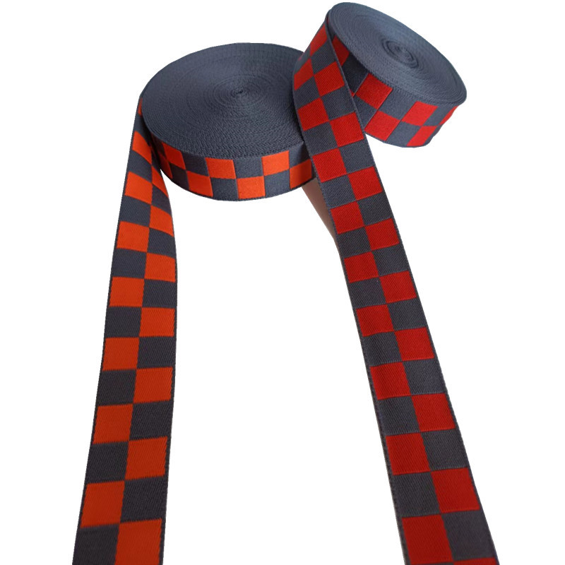 Fashion Style 30mm Polyester Jacquard Webbing Custom For Bag Strap