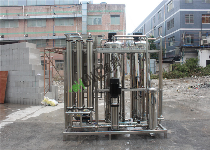 2000Lpd RO Water Treatment Plant , Brackish Salt Underground Deionized Water RO Machine
