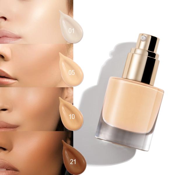 Hot Selling Creamy Liquid Foundation Matte Foundation Full Coverage Liquid Foundation