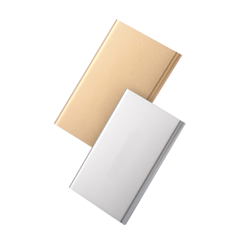 Metal Gift Portable Power Bank Advertising Style 3000MAH 5000MAH Lithium Battery