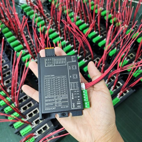 Ethercat Open Loop Communication Bus EO42 2-phase Stepper Motor Driver For Nema17 Nema23 42 57 Motor Controller