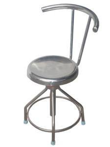 Quality Hospital Clinic Stainless Steel Height Adjustable Doctor Stool for sale