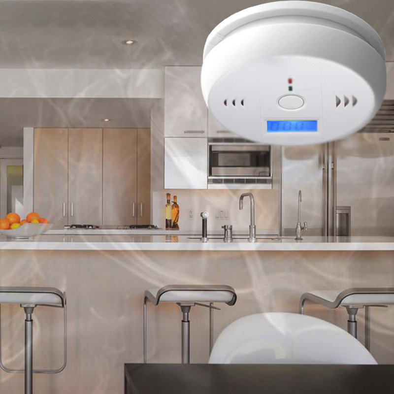 120g Smart Carbon Monoxide Detector , CO Alarm Detector 100mm*39mm