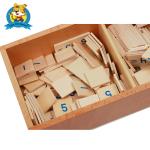 Wooden educational Mathematics Montessori Materials producer Divisions equations