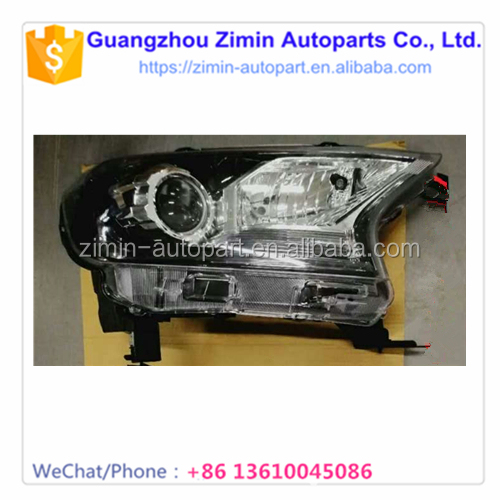 Ford Ranger 2015 Aftermarket ABS Plastic Head Lamp Car Front Light Accessories